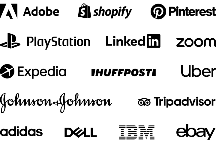 Logo’s van klanten van Ahrefs